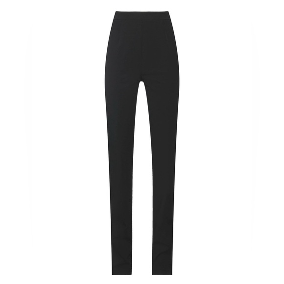 NWT HERON PRESTON Classic Black Zip-Bottom Pants (42/Medium)